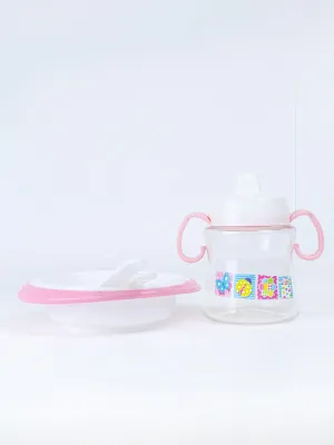 4 In 1 Feeding & Plate Set Multicolor