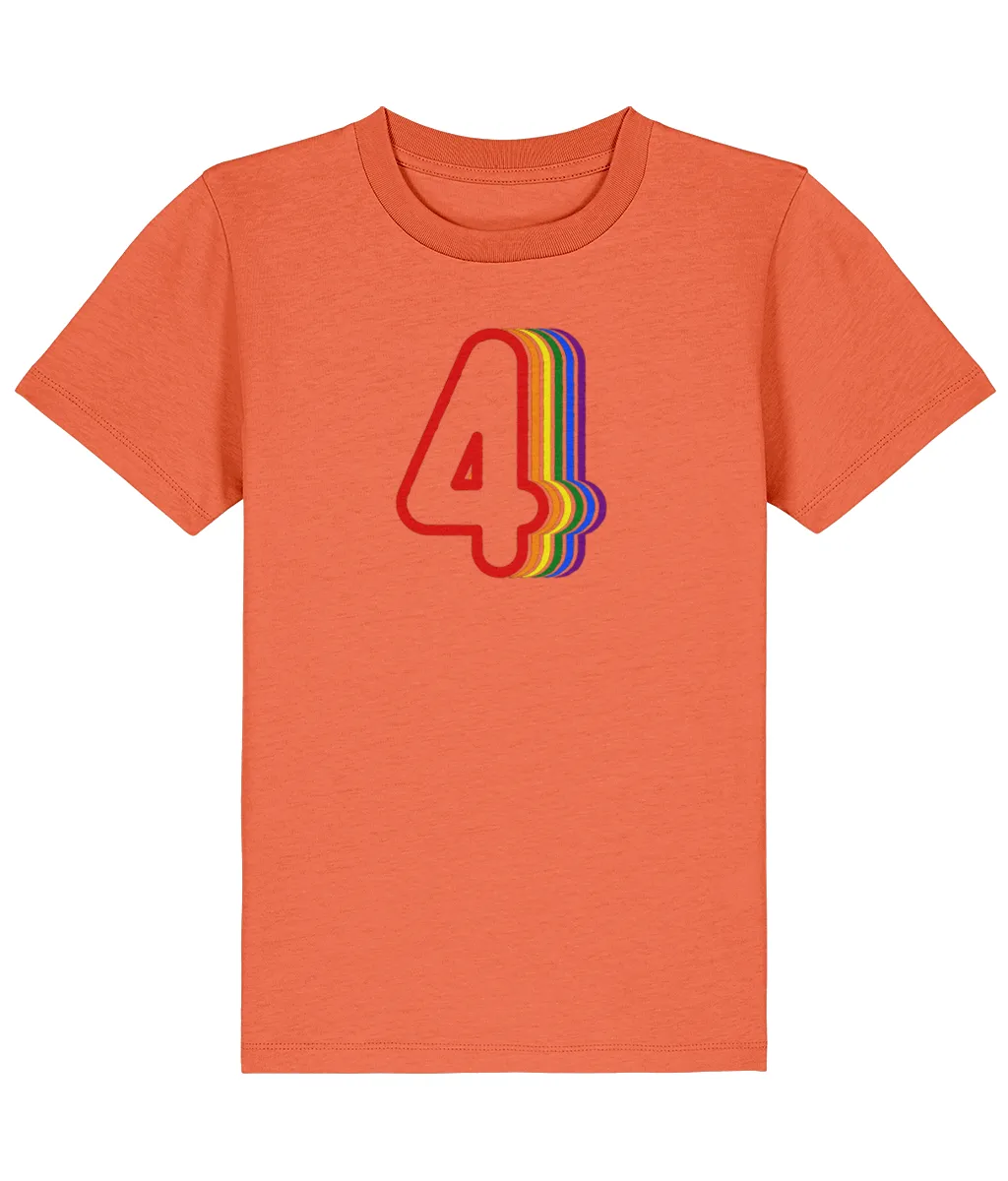 4th Birthday T-Shirt NEW