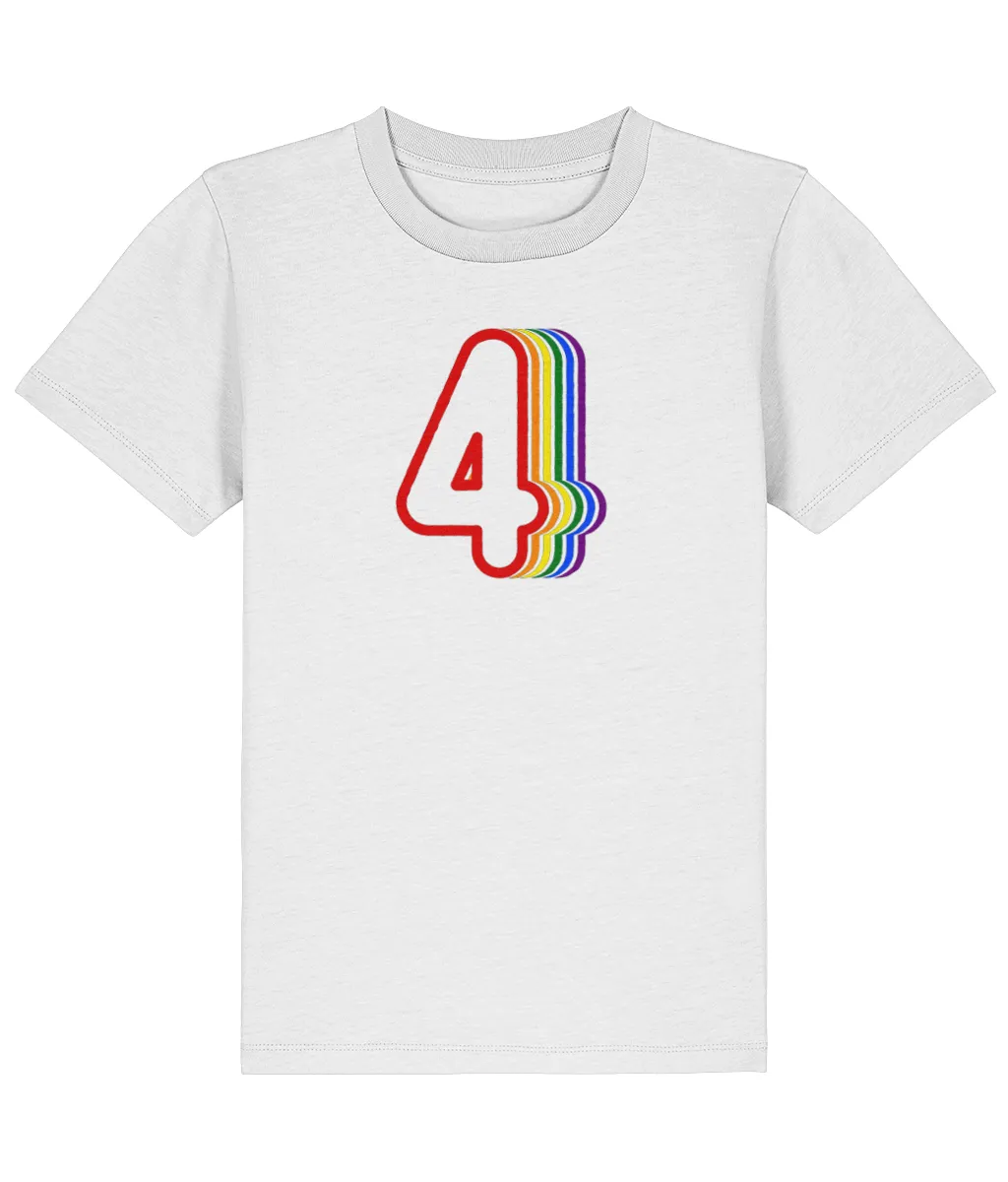 4th Birthday T-Shirt NEW