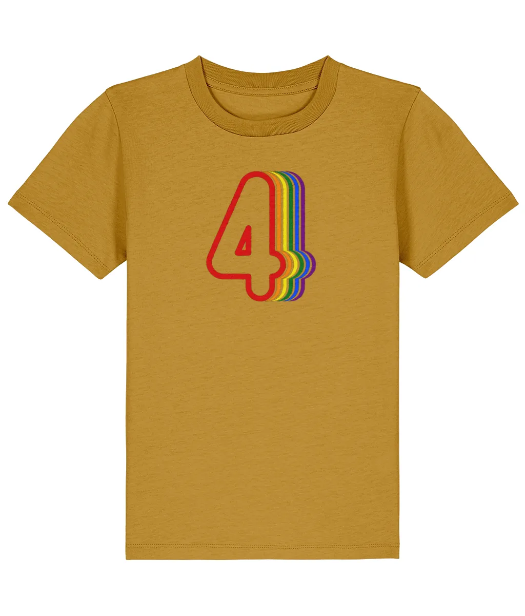 4th Birthday T-Shirt NEW