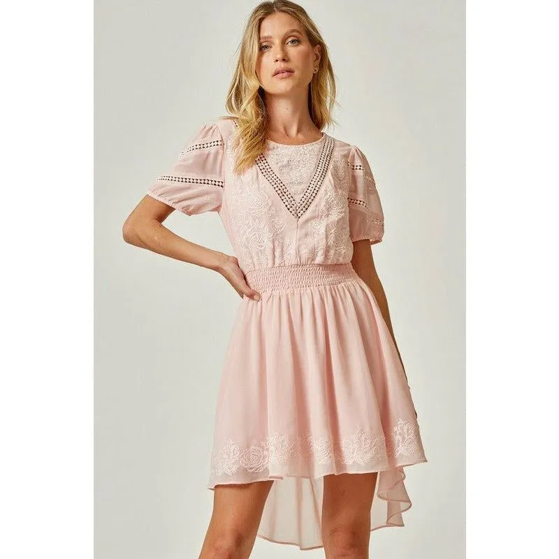 All Over Lace Detailed Dress