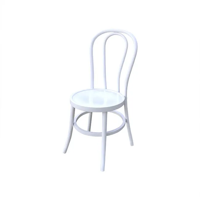 Bentwood Dining Chair White (Stackable)