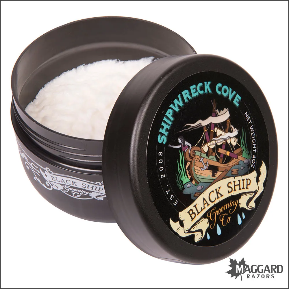 Black Ship Grooming Co. Shipwreck Cove Artisan Shaving Soap, 4oz - Limited Run