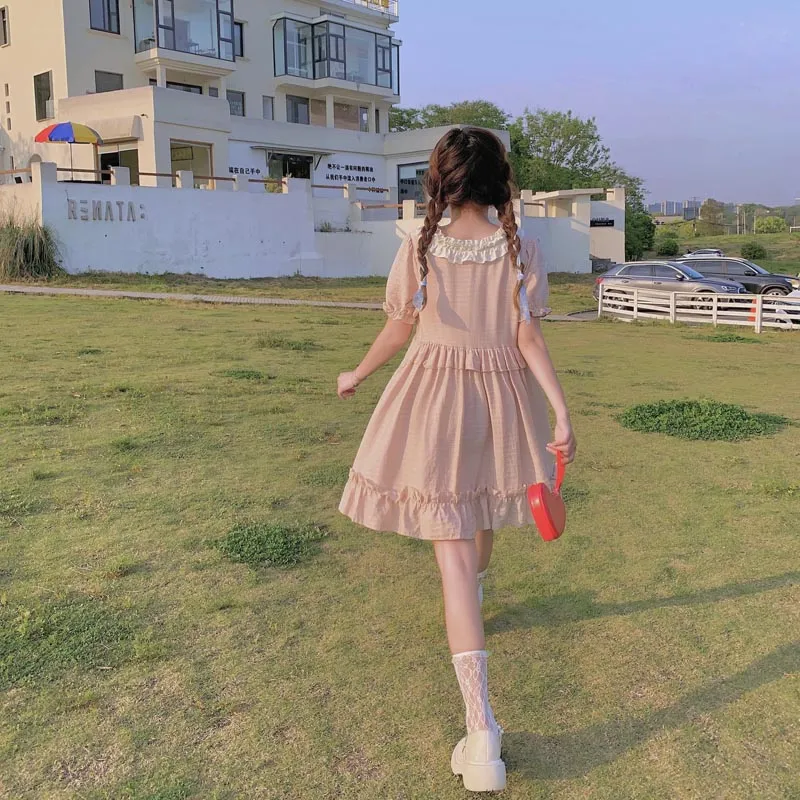 Bonnie Pastel Pink Oversized Kawaii Aesthetic Dress