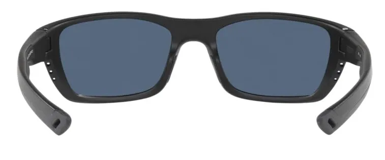 Costa Del Mar Whitetip Blackout Frame - Blue Mirror 580 Plastic Lens - Polarized Sunglasses