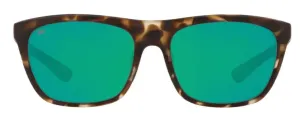 Costa Del Mar Womens Cheeca Matte Shadow Tortoise Frame - Green Mirror 580 Glass Lens - Polarized Sunglasses