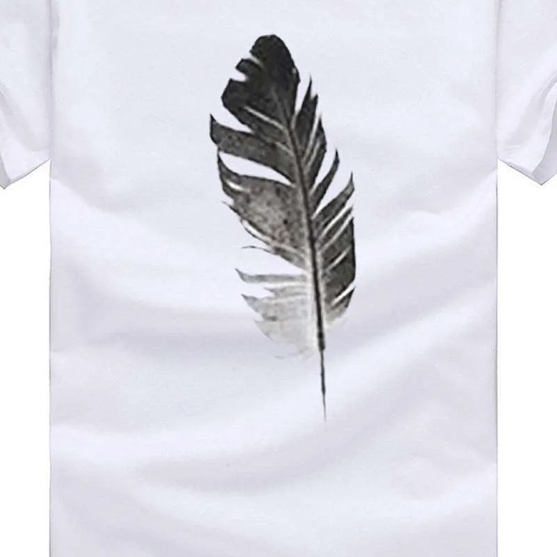 Feather Print T-shirt