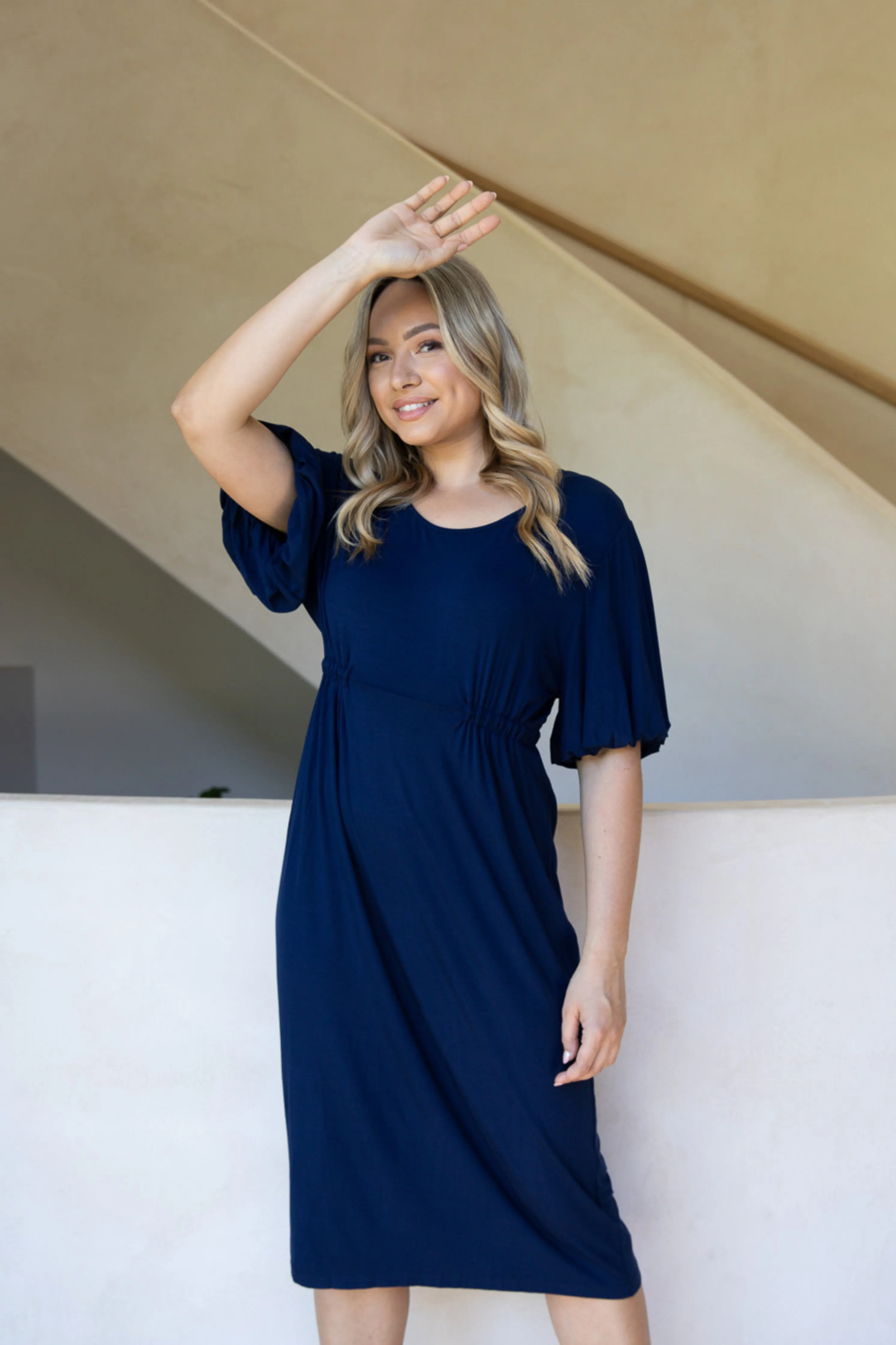 FINAL SALE Farrow Dress in Admiral