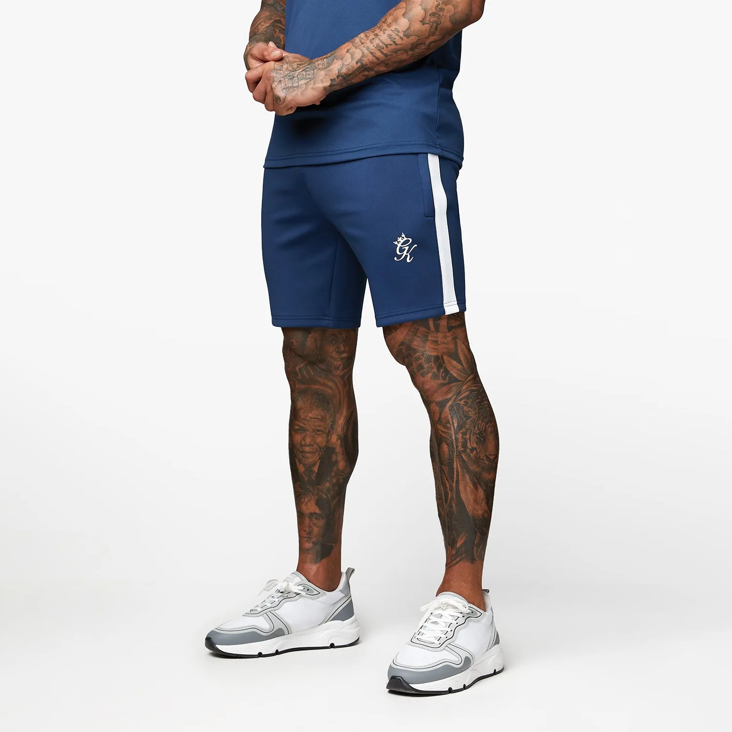 Gym King Core Plus Poly Short - Moonlight Blue