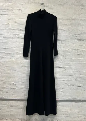 Long black turtleneck dress -Vintage/ Used