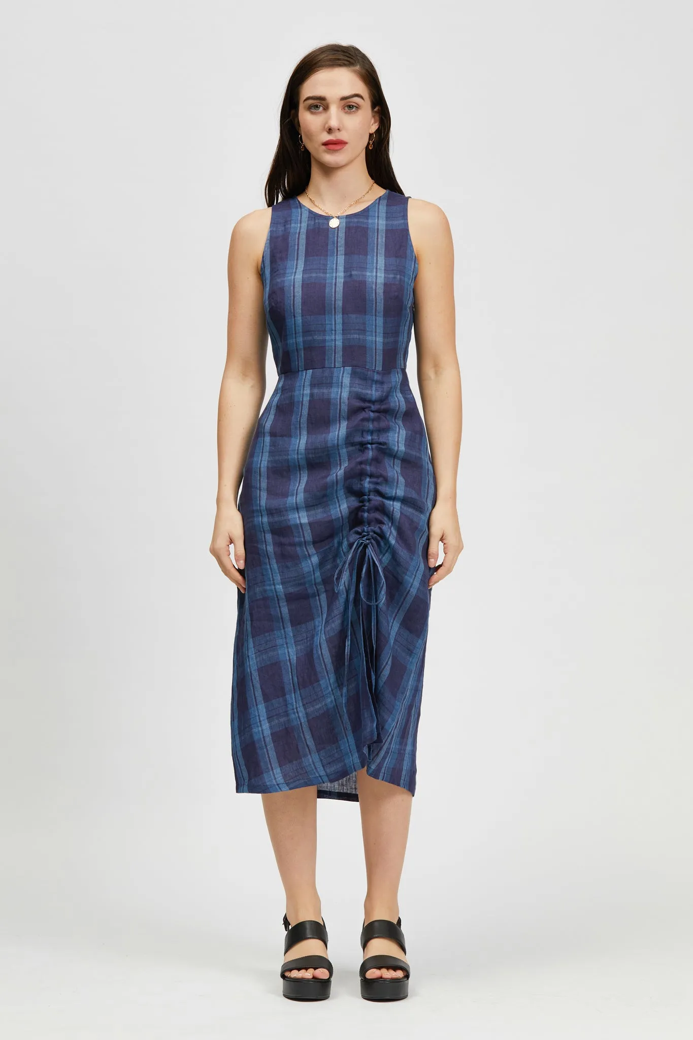 Mar Dress Blue/Navy Check