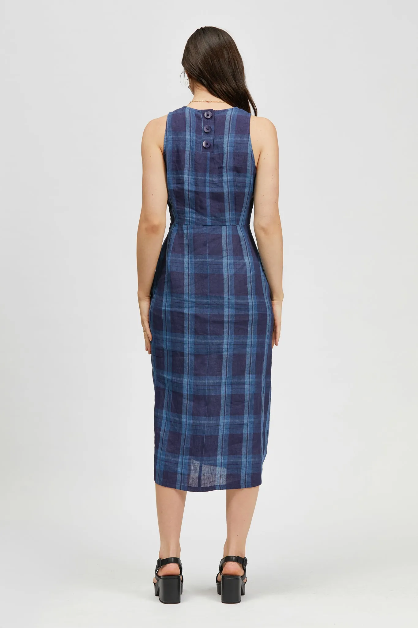 Mar Dress Blue/Navy Check