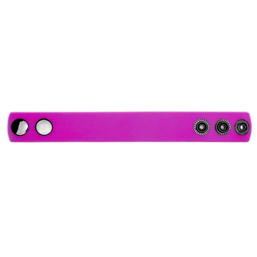 Me You Us Adjustable Silicone Cock Strap Purple