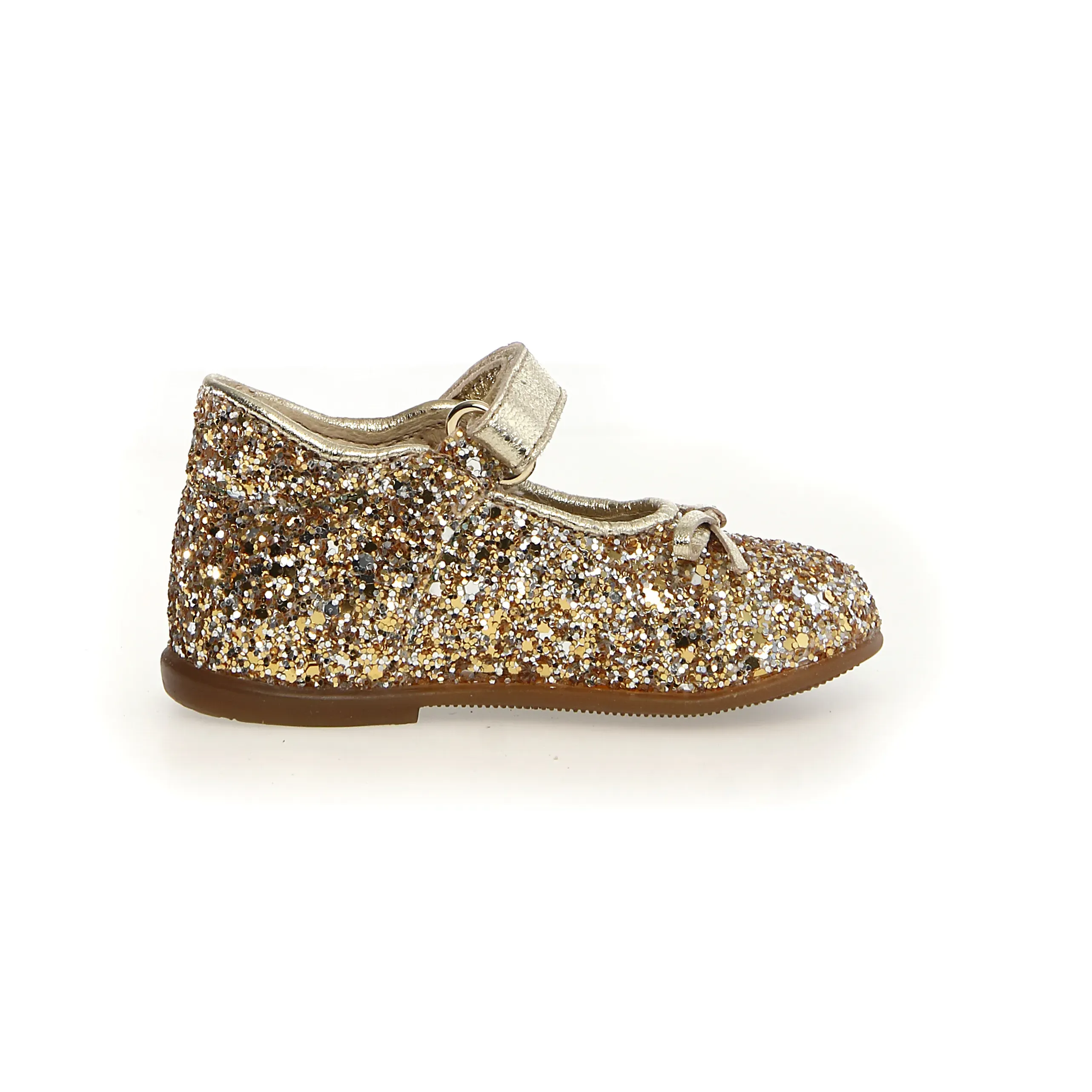 Naturino Ballet Girl's Flats - Platinum Silver