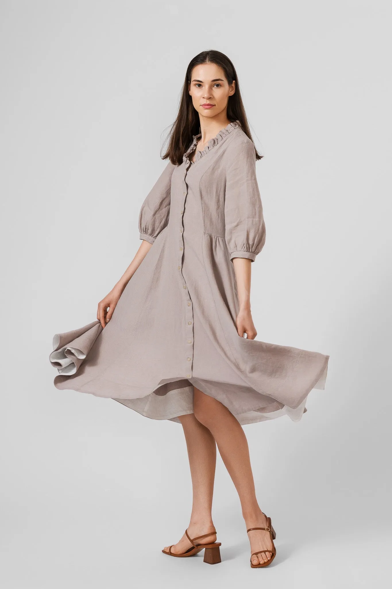 Ophelia Dress, 3/4 Sleeve