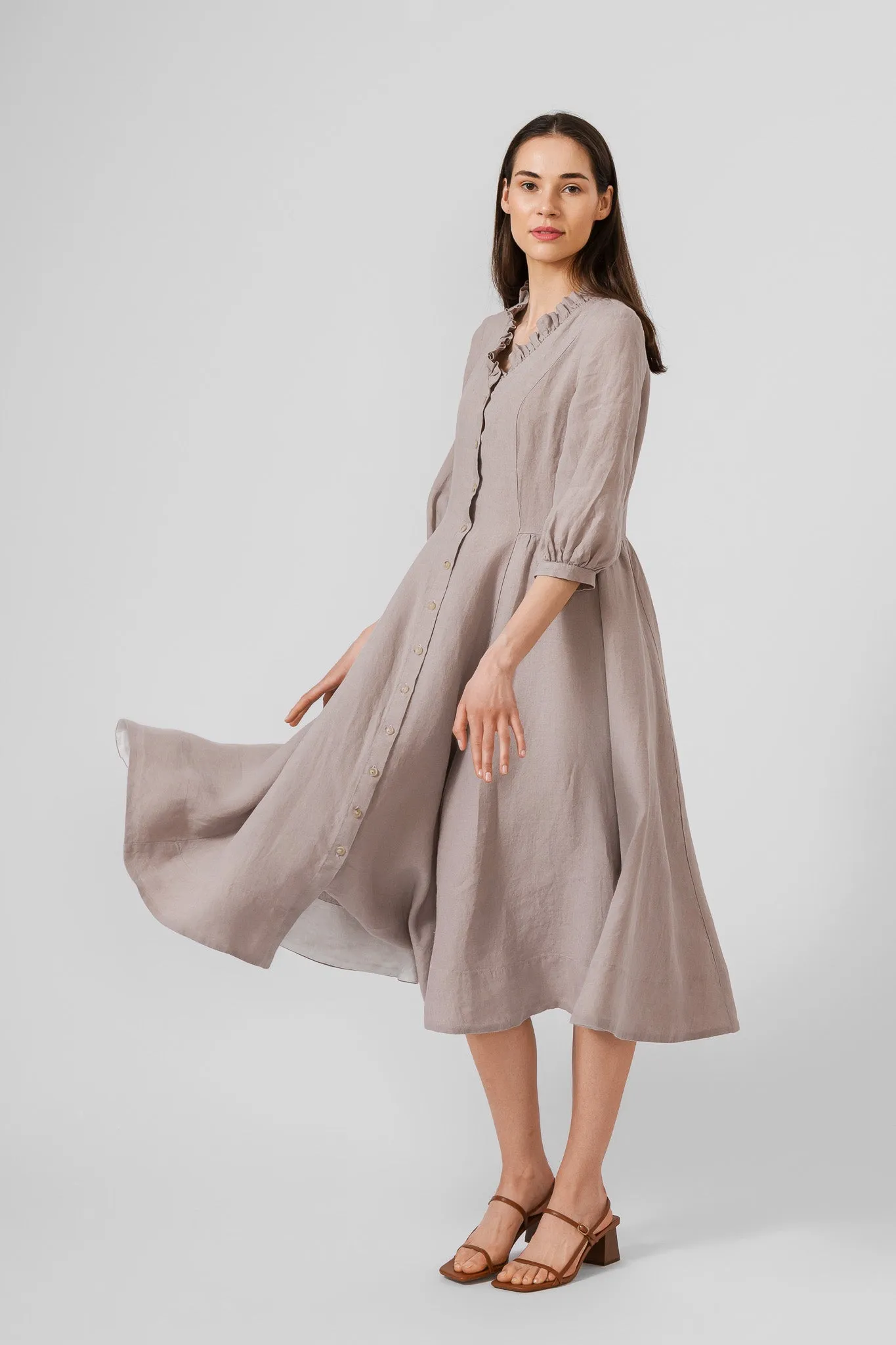 Ophelia Dress, 3/4 Sleeve