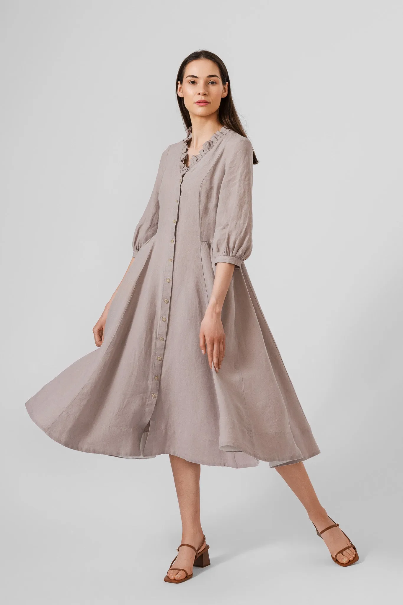 Ophelia Dress, 3/4 Sleeve