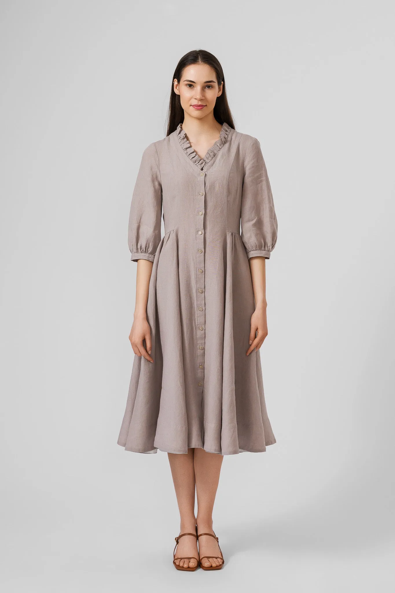 Ophelia Dress, 3/4 Sleeve