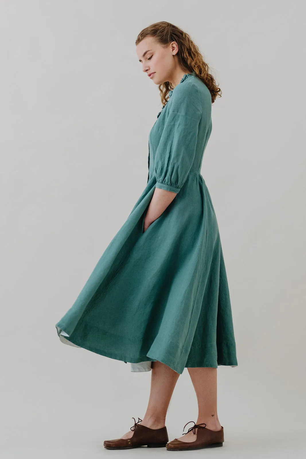 Ophelia Dress, 3/4 Sleeve