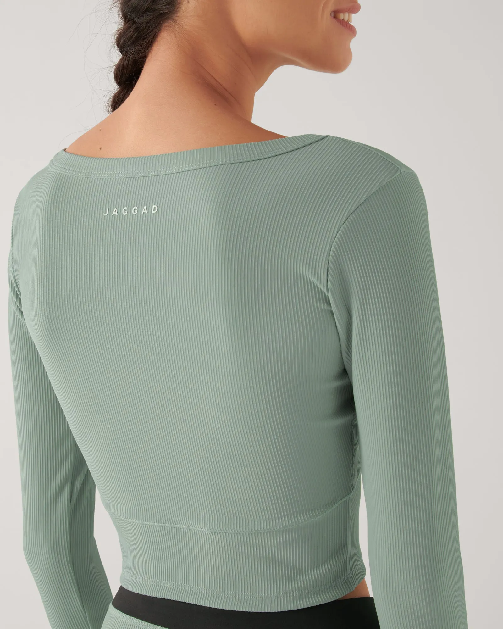 PAXTON LONG SLEEVE TOP SAGE