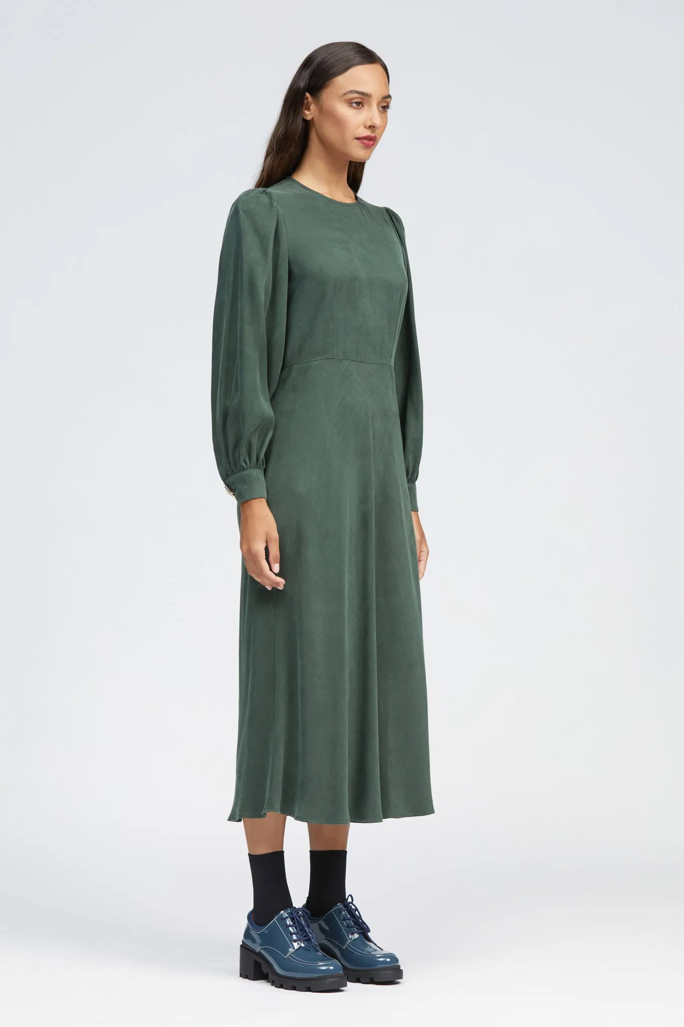 Peregrine Dress	 Dark Green