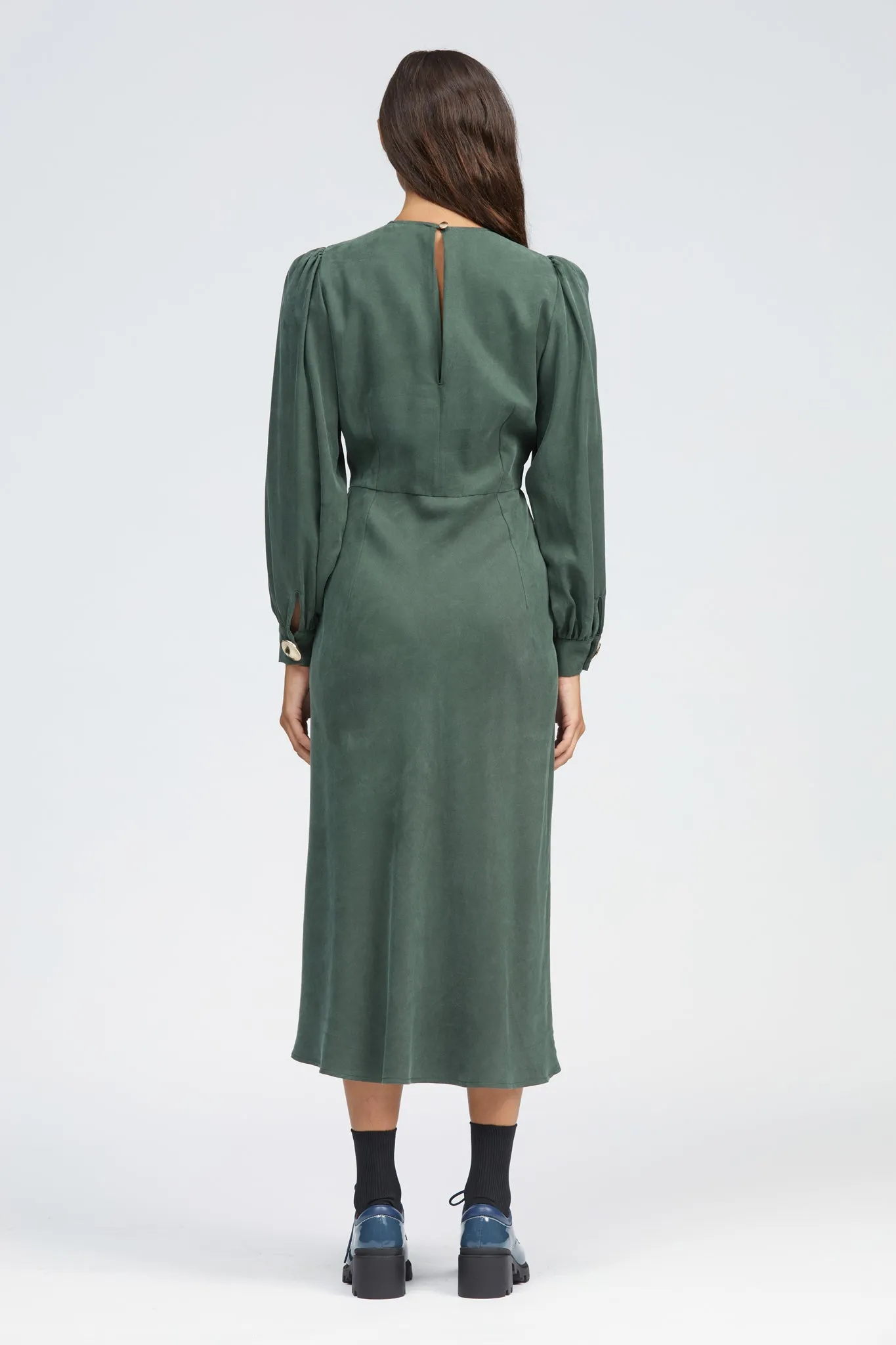 Peregrine Dress	 Dark Green