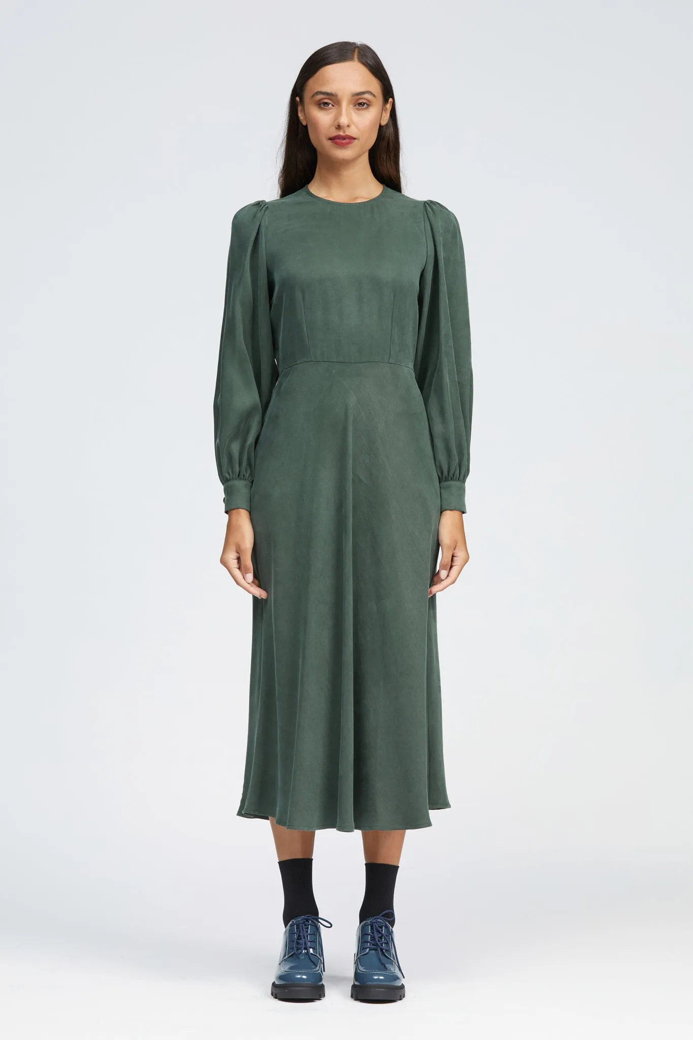 Peregrine Dress	 Dark Green