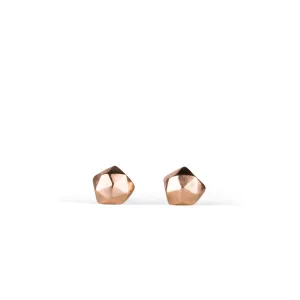 Rose Gold Micro Fragment Stud Earrings