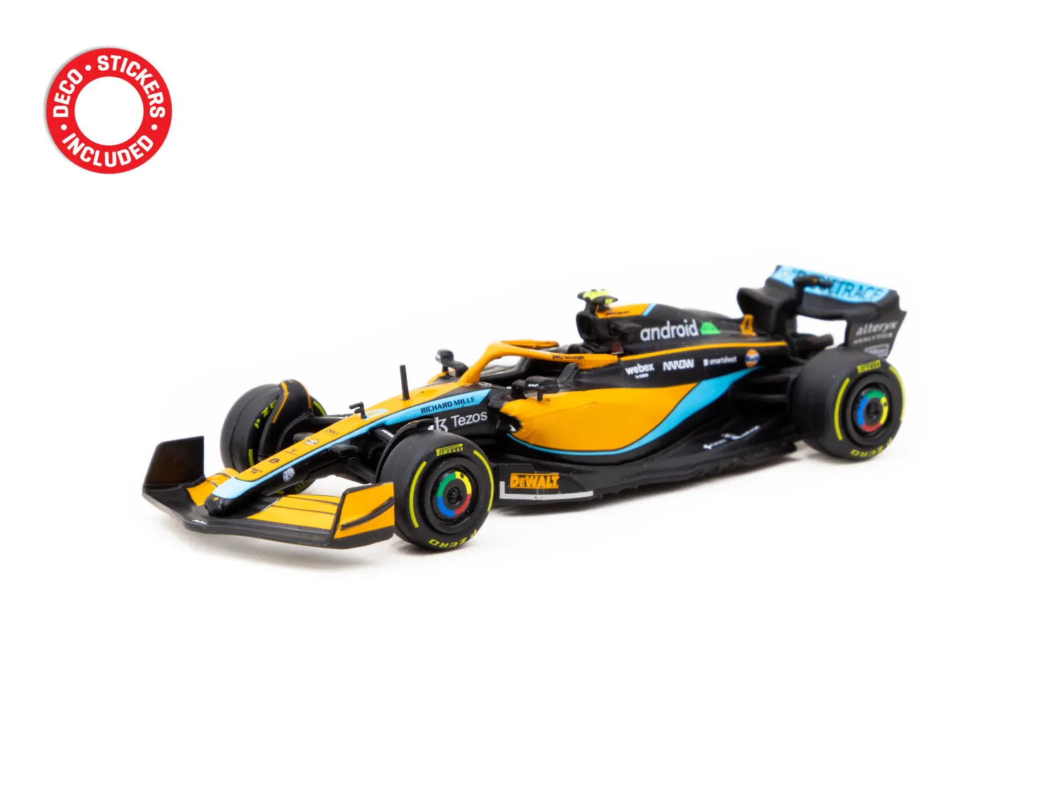 Tarmac Works X iXO Models 1/64 McLaren MCL36 Emilia Romagna Grand Prix 2022 #4 Lando Norris - GLOBAL64