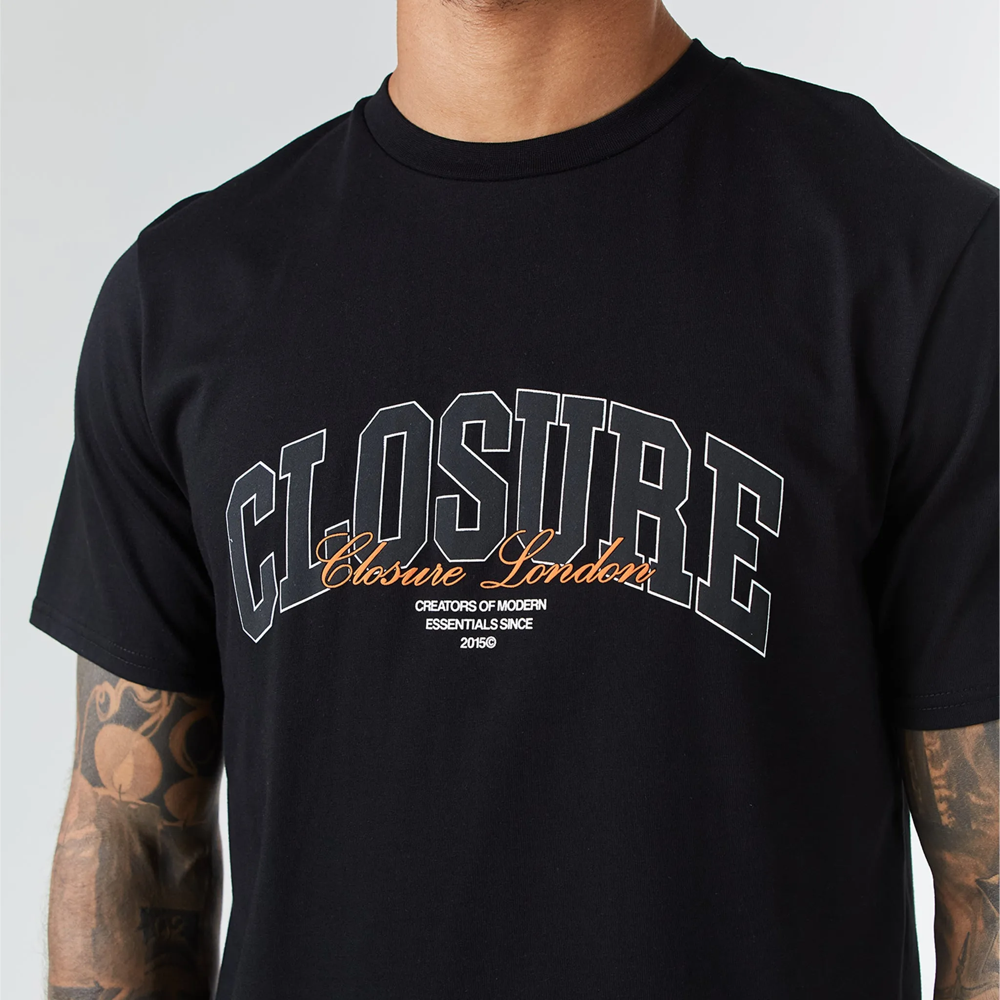 Varsity Script T-Shirt | Black