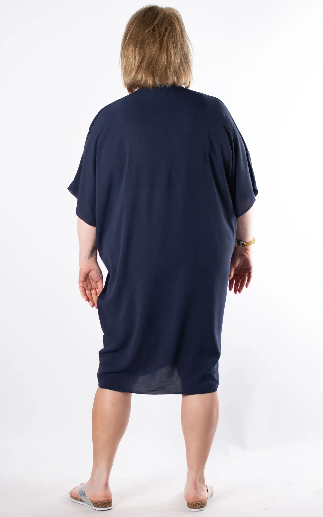 Whoopi Ring Knot Dress | Navy