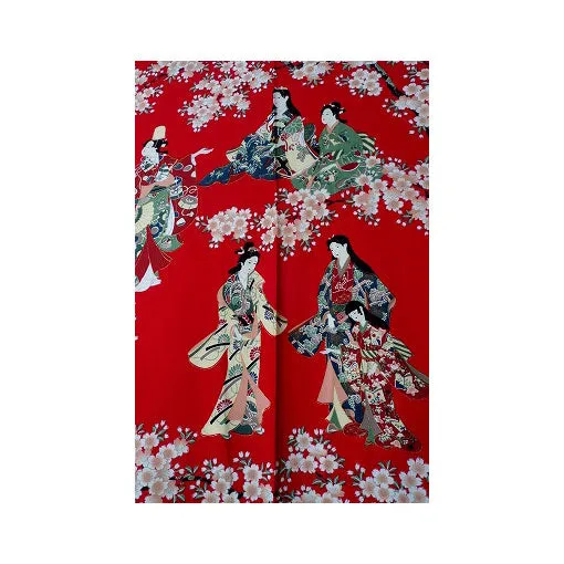 Women's Kimono: Flower Viewing (Hanami)