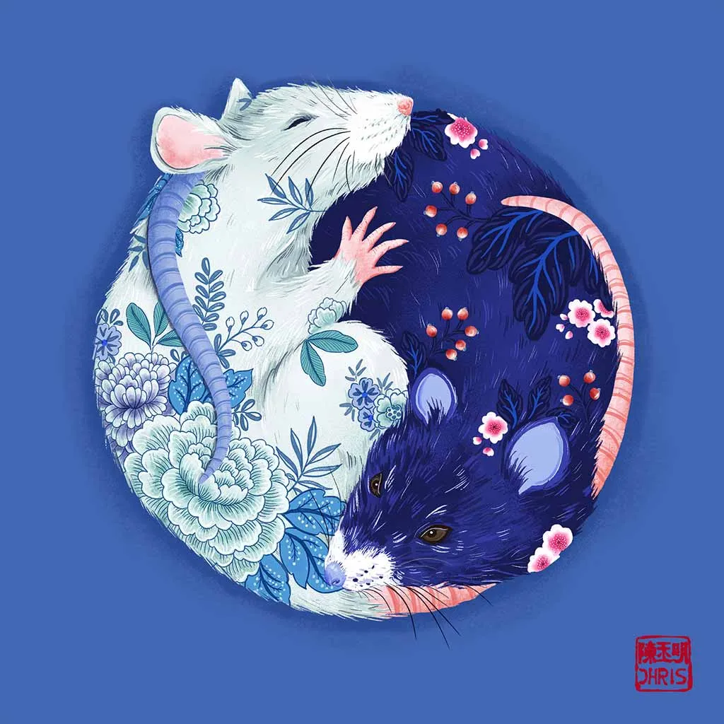 Yin and Yang Chinoiserie